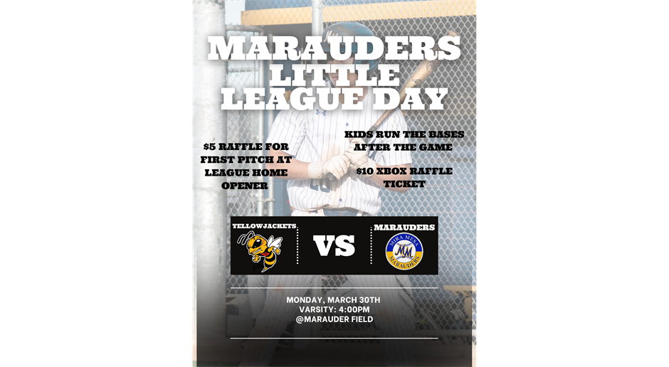 Marauders Little League Day 3/30
