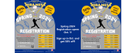 Spring Registration opens Oct. 1!